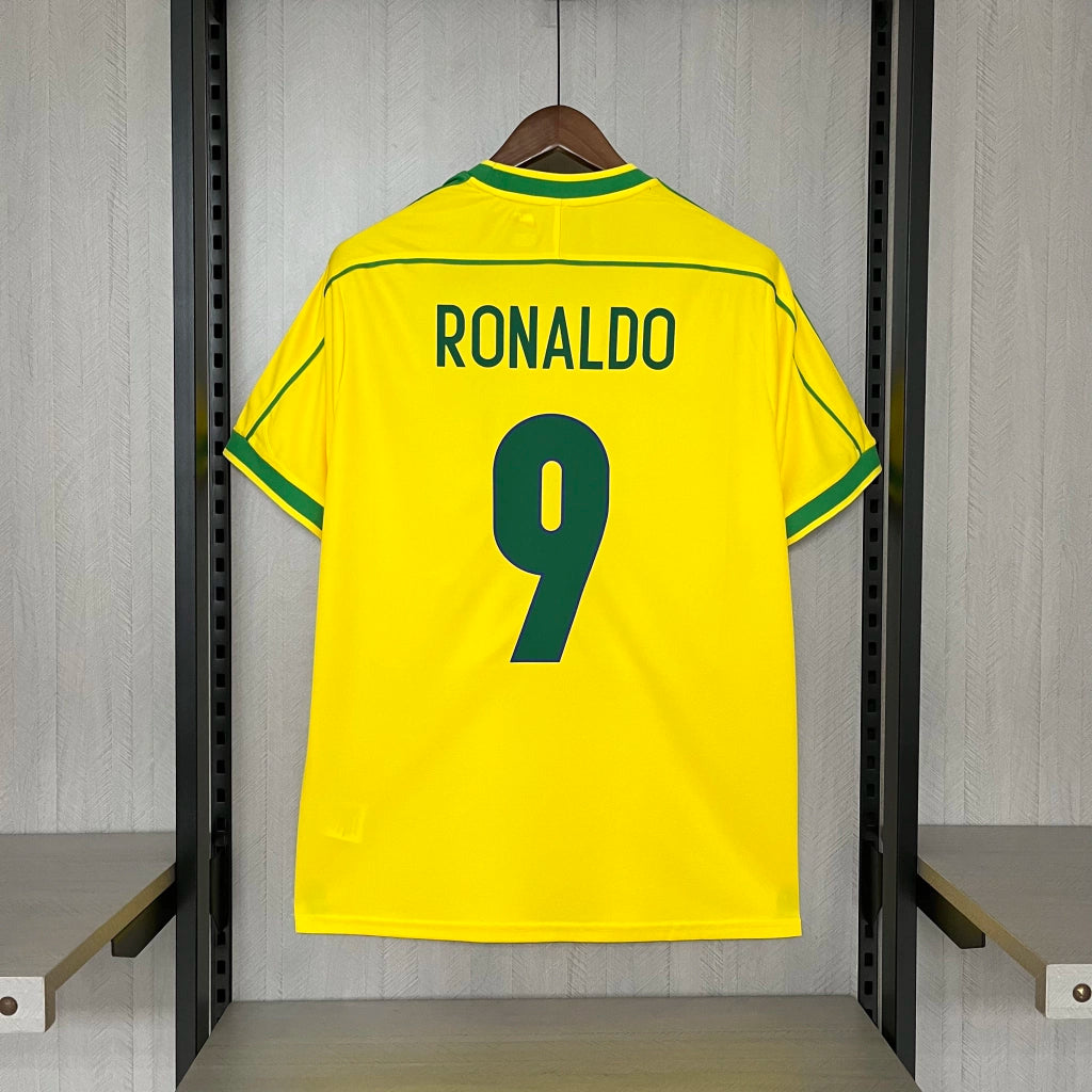 CAMISA BRASIL RETRO 1998 - RONALDO
